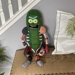Rick and morty Pickle rick plush