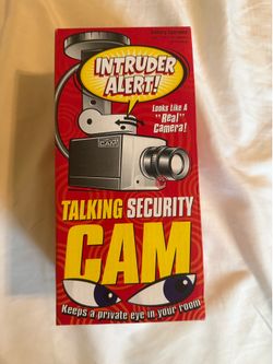 Intruder Alert Talking Security Fake Cam