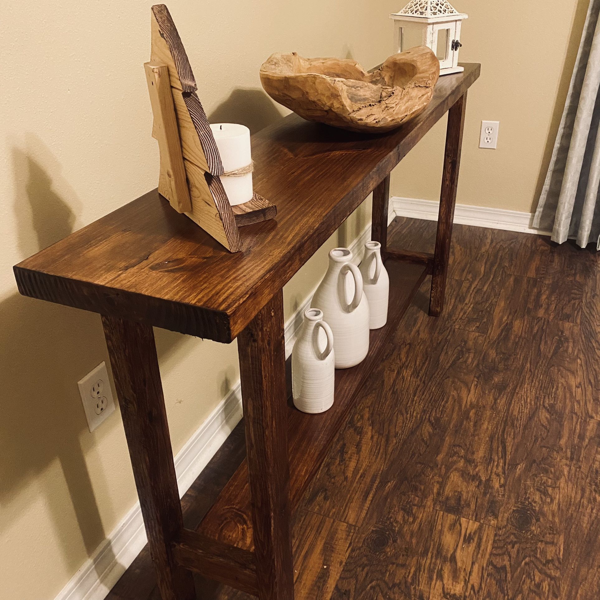 Solid Wood Entry or Sofa Table 