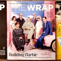 THE WRAP Magazine - 3 Issues - Barbie /Bill Hader /Claire Foy