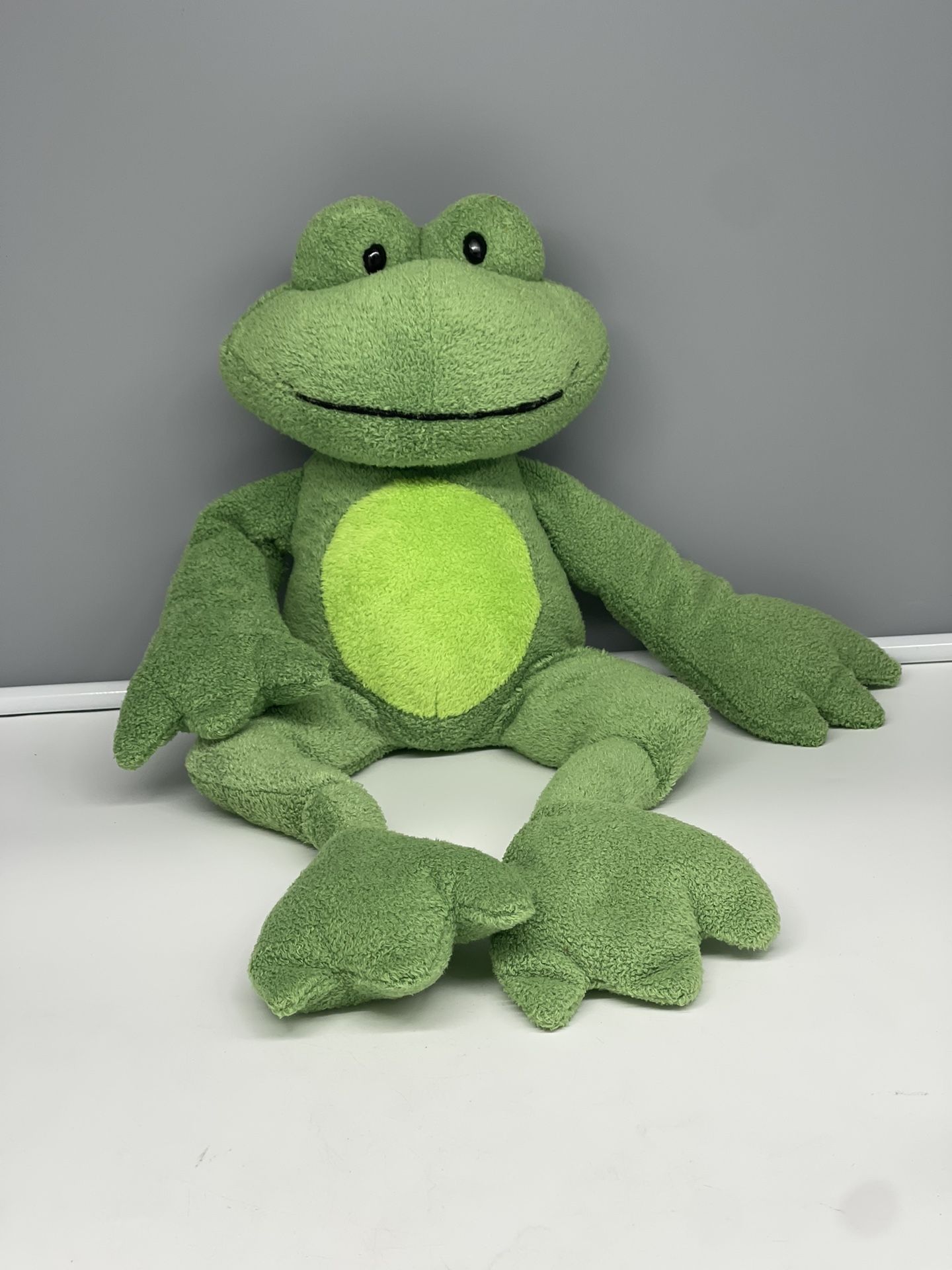 Circo Plush Frog 20" Stuffed Animal Target Floppy Bean Bag Long Legs Green Toad