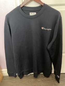 Men’s Champion Navy Blue Sweater LG 
