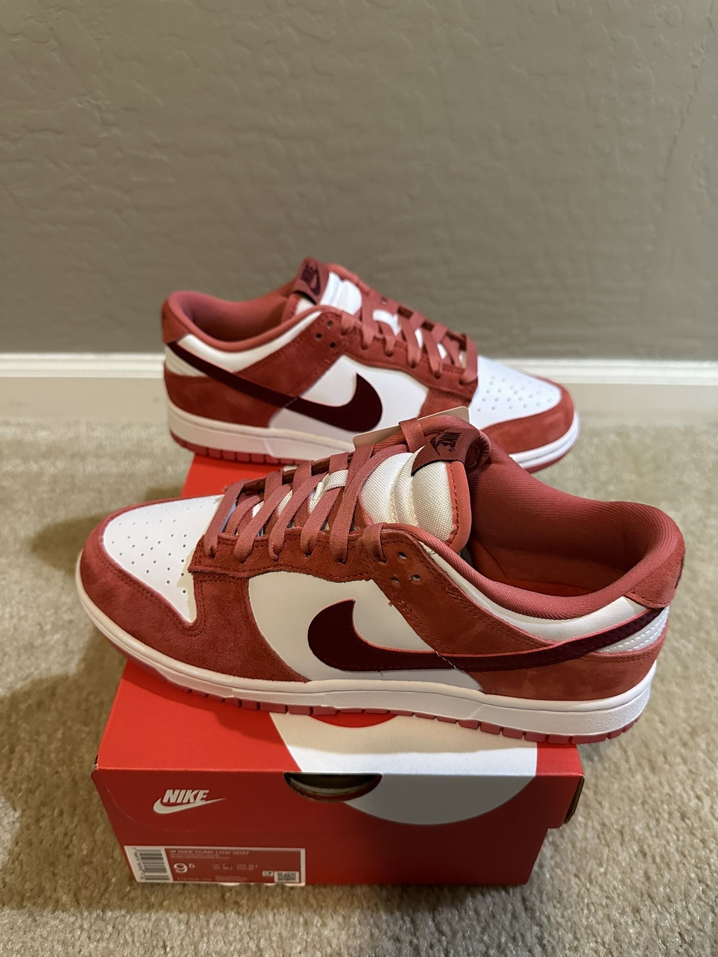 Brand New Nike Valentines Day 2024 Dunk Low Woman’s Size 9.5