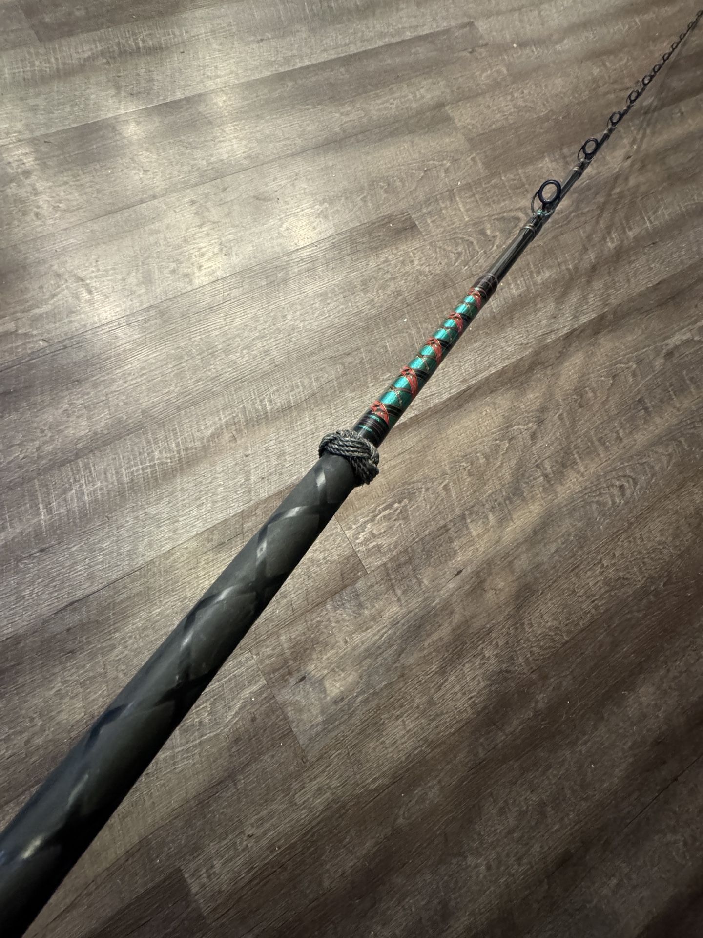 Calstar 8’ Grafighter Med Jig Stick Fishing Rod.