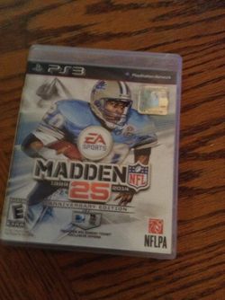PS3 madden nfl 25