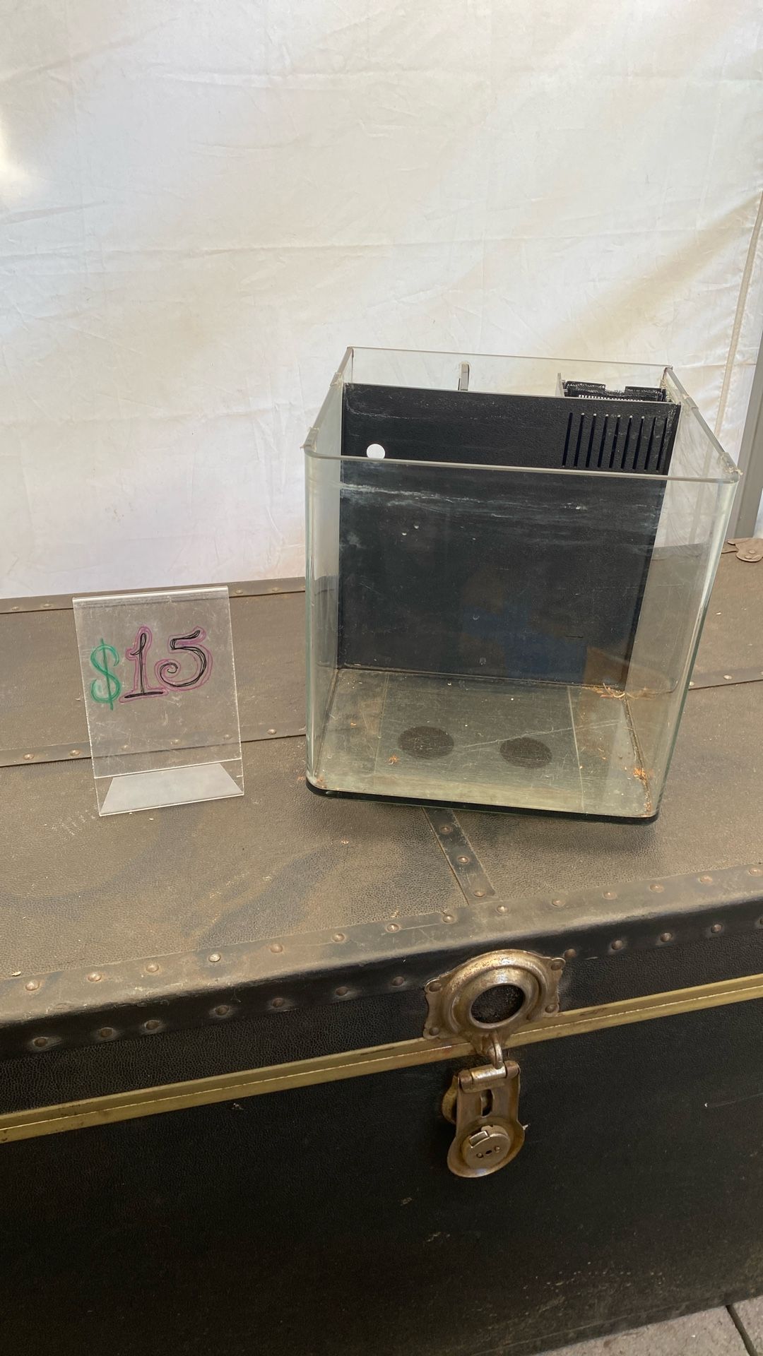 Small Glass Tank Aquarium $15