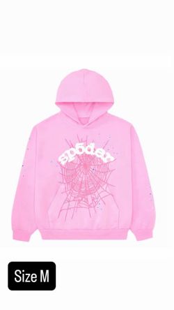 Pink spider hoodie