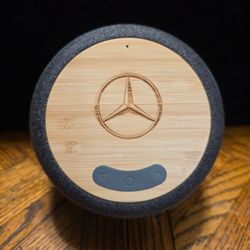 Mercedes-Benz  Garm Fabric & Bamboo Speaker With Wireless Charging - Gray