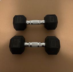 15 lbs dumbbells