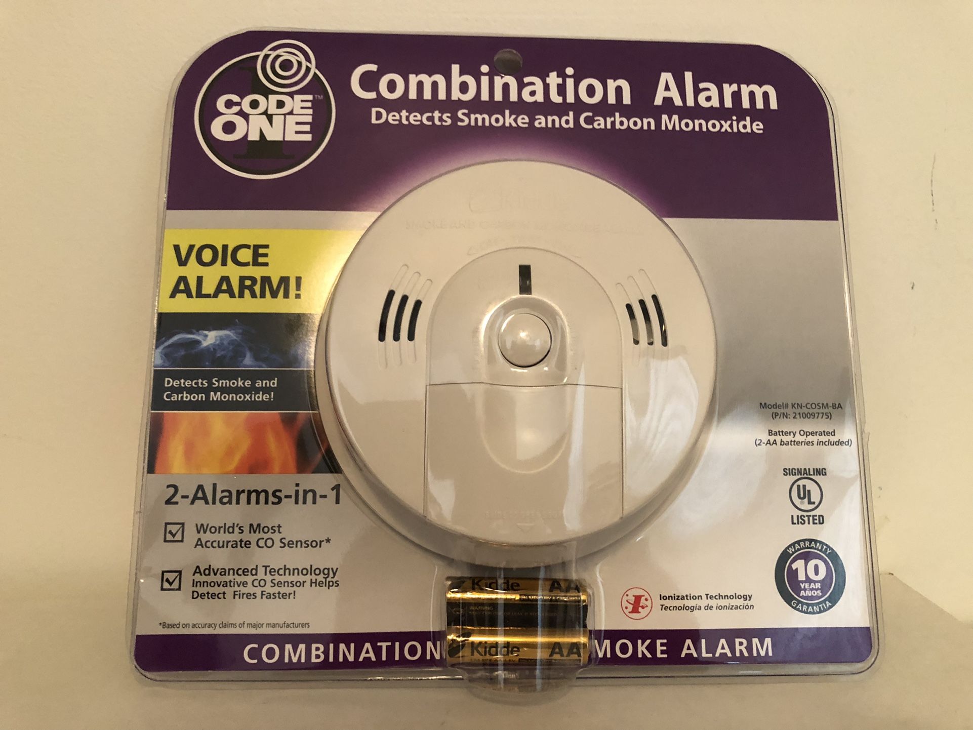 Smoke Detector With Carbon Monoxide Detector
