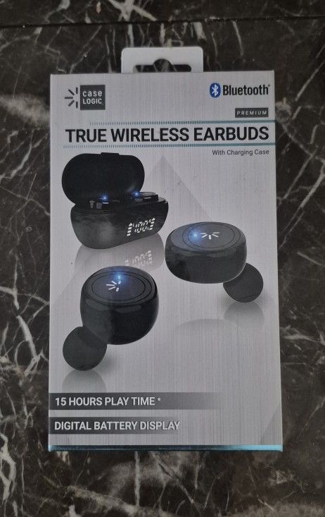 Case Logic Earbuds w/ charging case.