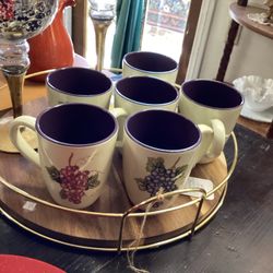 Tabletops Unlimited Cabernet 6 Melamine Mugs