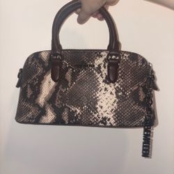 Steve Madden Snake-Skin Print Purse