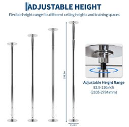 Stripper/fitness pole