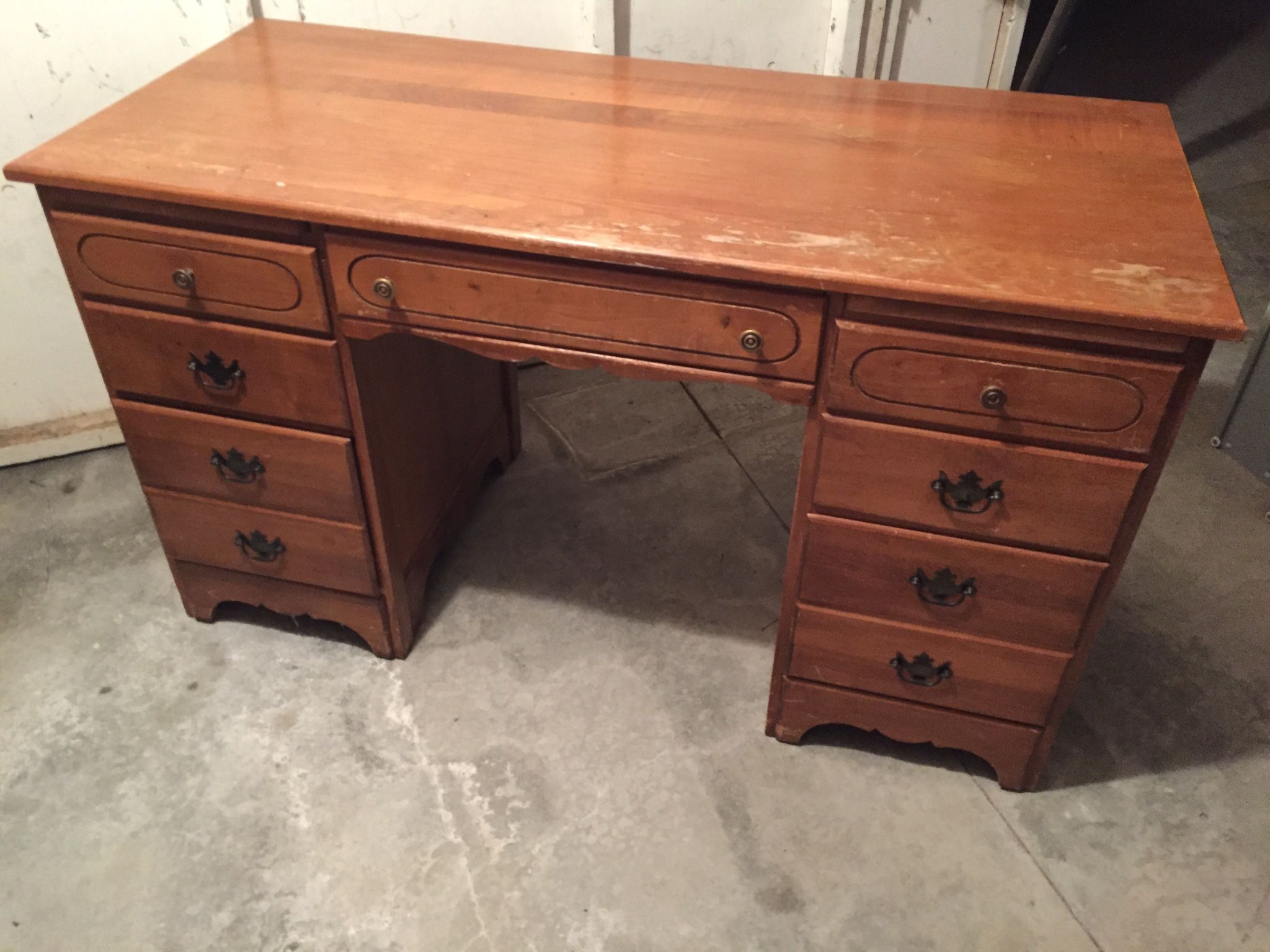Antique Mid-Century Desk