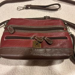 Brand New Stone And Co. Leather Clutch Bag 