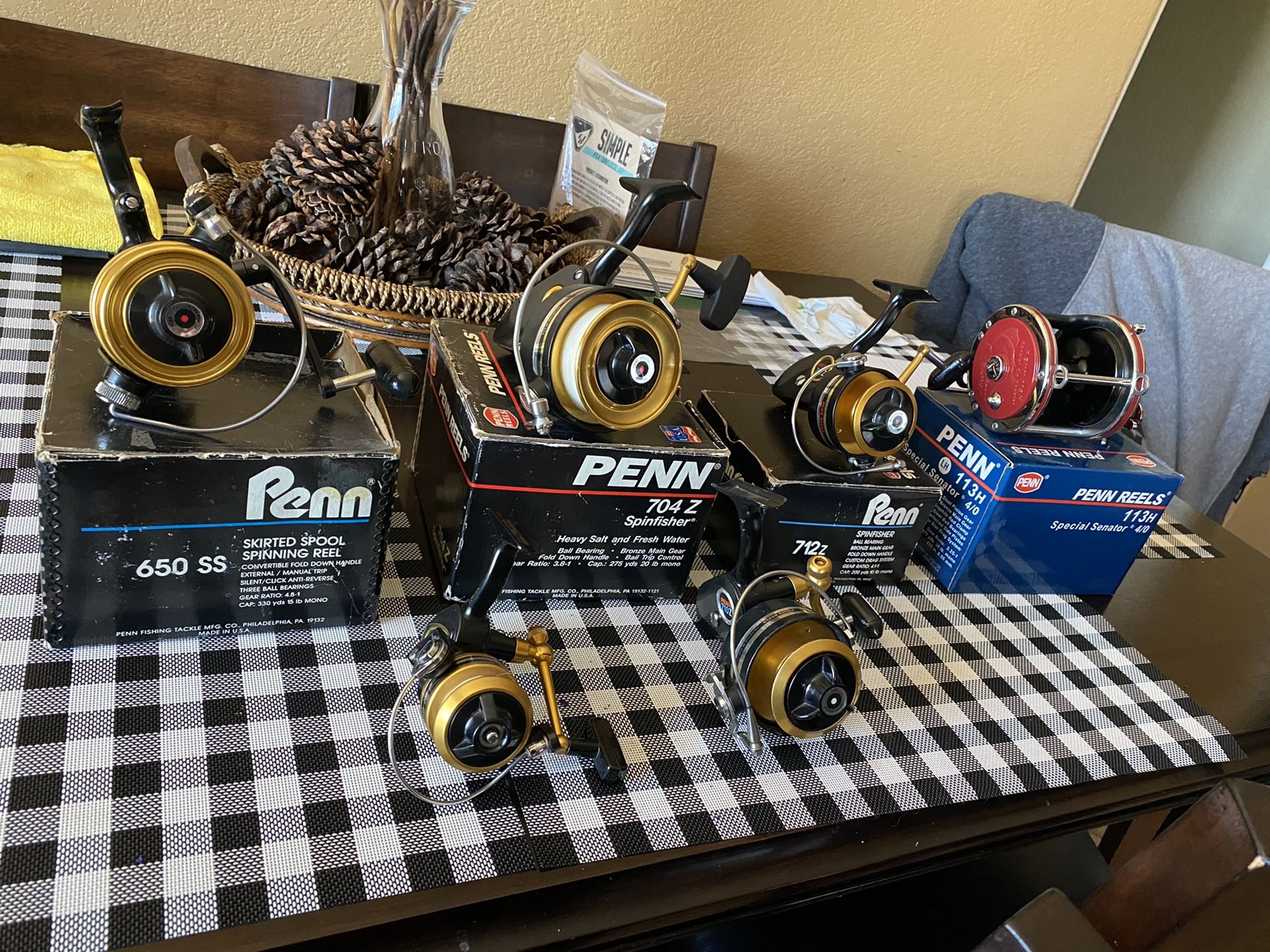 PENN SPINNING FISHING REELS-MADE IN USA