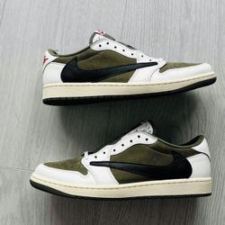 Travis Scott Jordan 1 Low Medium Olive
