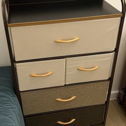 Dresser Storage Tower with 5 Drawers