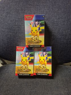 Pokémon TCG 30th Celebration Booster Bundle x3