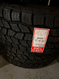2 SEMI NEW LT 26565R18 COOPER DISCOVERER All Terrain tires for $270 installed and balance with Alignment . 265 65 18 265 65 R 18 26565R18 265/65/18 26