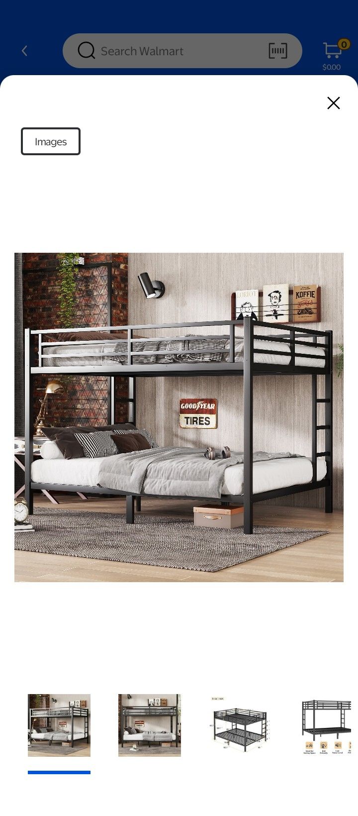 Bunk Beds. And Queen Comforter Set