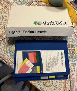 Math-U-See Manipulatives Set: Fraction Overlays + Algebra/Decimal Inserts