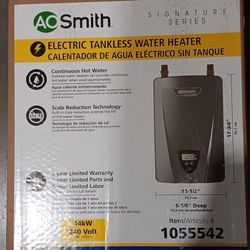 O. Smith Signature Series 240-Volt 14-kW-kW 1.6-GPM Tankless Electric Water Heater


