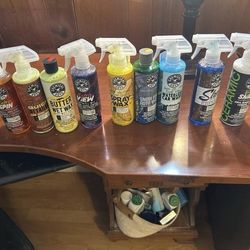 Chemical Guys Car Cleaning Supplies 8 New Car Detailing Chemicals And Scrub brush 