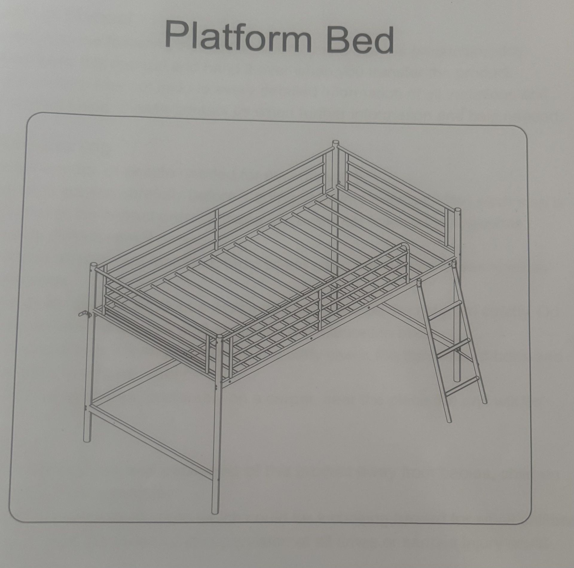 Pink Platform Bed Twin