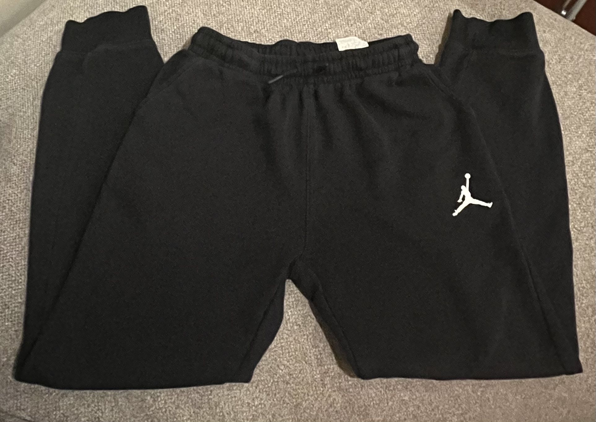 Nike Air Jordan Fleece Boys Joggers Pants Size L 12-13 Years Black