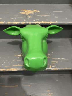 Green Cow Decoration