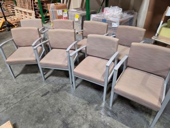 Lesro Amherst Steel Guest Chairs (8 Total)