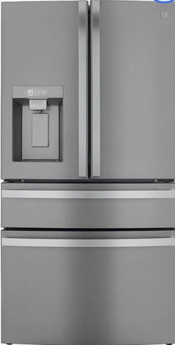 Kenmore Refrigerator, Silver Color, 2.72 Oz, 35.9(W), 36.0 (D), 70.1 (H) Inch.
