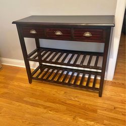Wood Console Table 