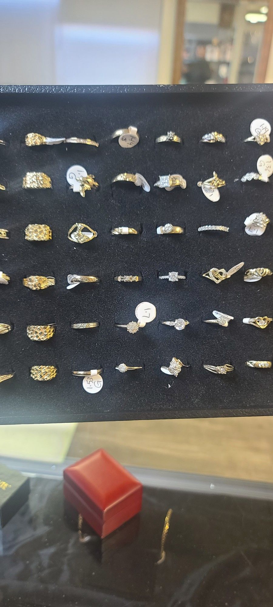 Gold And Diamond Rings