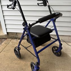 Drive Rollator Walker with Seat and Storage