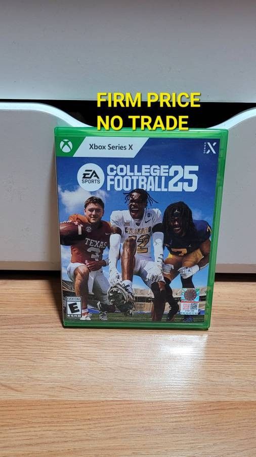 NCAA 25 For Series X, FIRM PRICE, GREAT CONDITION, NO TRADE