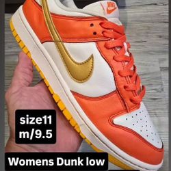Womens dunk low sz11 m/ 9.5 preowned no box