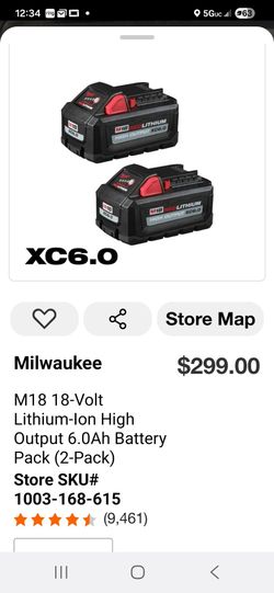 Milwaukee baterías