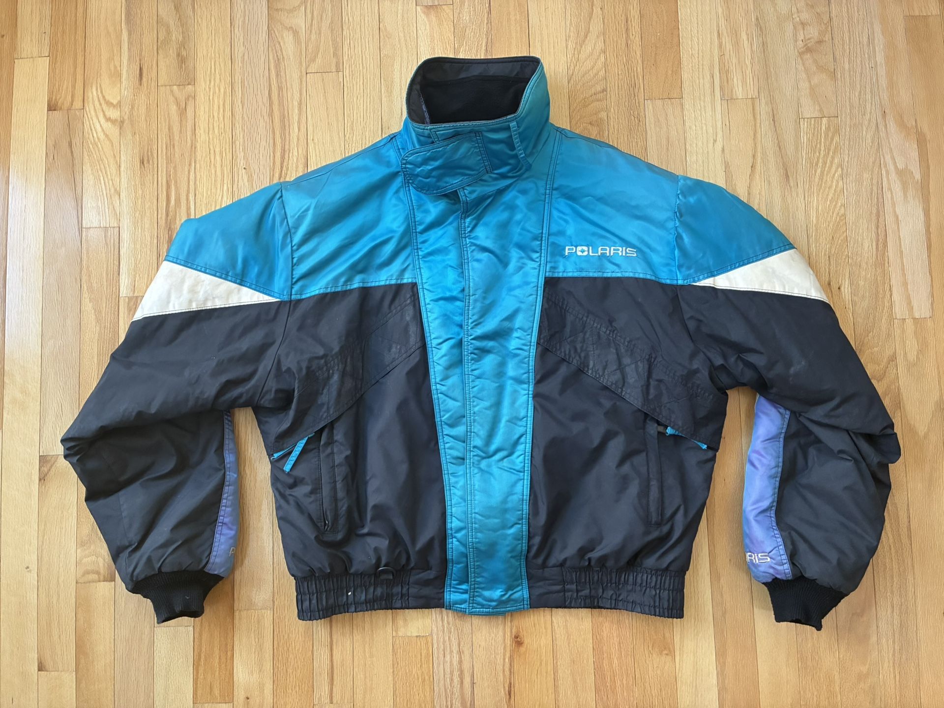 Vintage Polaris Racing Snowmobile Jacket Coat Men’s Size 2XL