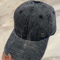 Denim Blue Vintage Style Hat