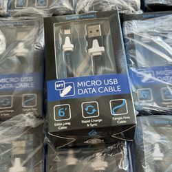 Micro USB Rapid Data Sync Cable Huge Lot of 65. All for $20