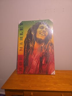 Bob Marley picture still in plastic