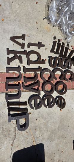 SIGNS non illuminated