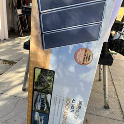 Harbor Freight 45 Watt Solar Panel Kit NIB