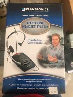Brand new telephone headset system