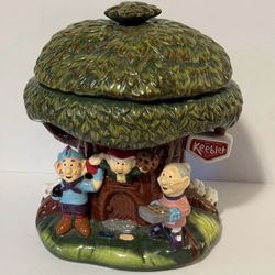 Keebler Hollow Tree Elves Cookie Jar 2016 Limited Edition Rare