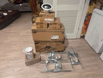 9 HALO COMMERCIAL 6" DOWNLIGHT SET
