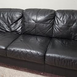 IKEA Leather Couch